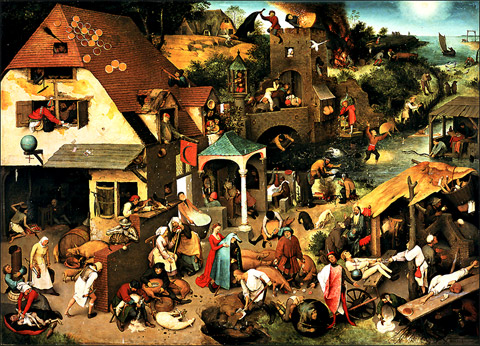 Die niederländischen Sprichwörter von Pieter Bruegel a.Ä.